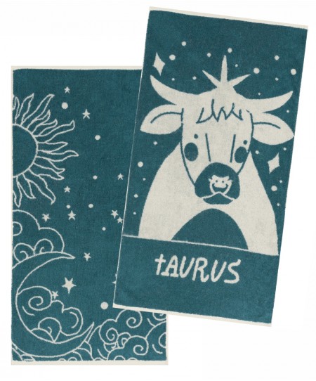 ZODIAC-TAURUS ΣΕΤ 2 ΤΕΜ ΠΕΤΣΕΤΕΣ ΠΡΟΣΩΠΟΥ 50X90
