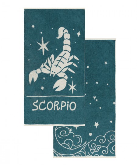 ZODIAC-SCORPIO ΣΕΤ 2 ΤΕΜ ΠΕΤΣΕΤΕΣ ΠΡΟΣΩΠΟΥ 50X90
