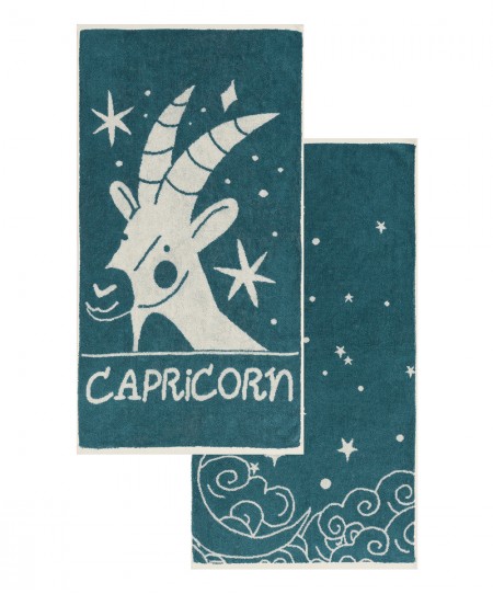 ZODIAC-CAPRICORN ΣΕΤ 2 ΤΕΜ ΠΕΤΣΕΤΕΣ ΠΡΟΣΩΠΟΥ 50Χ90