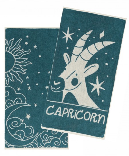 ZODIAC-CAPRICORN ΣΕΤ 2 ΤΕΜ ΠΕΤΣΕΤΕΣ ΠΡΟΣΩΠΟΥ 50Χ90