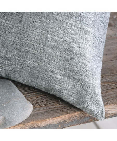 Διακοσμητική μαξιλαροθήκη (40Χ40) KENYA ΓΚΡΙ, RYTHMOS HOME