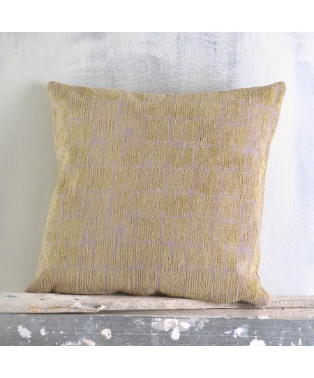 Διακοσμητική μαξιλαροθήκη (40Χ40) KENYA ΩΧΡΑ, RYTHMOS HOME