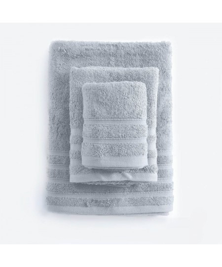 Σετ πετσέτες 3 τεμ. LAGOON ΓΚΡΙ ΑΠΑΛΟ, RYTHMOS HOME 