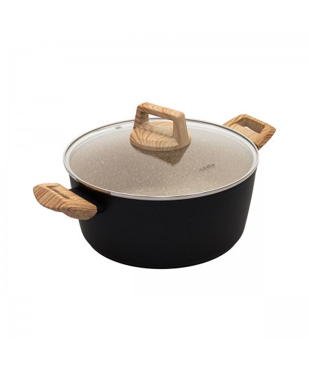 Κατσαρόλα αλουμίνιου (24cm) 01-10218 4,3LT EARTH, ESTIA