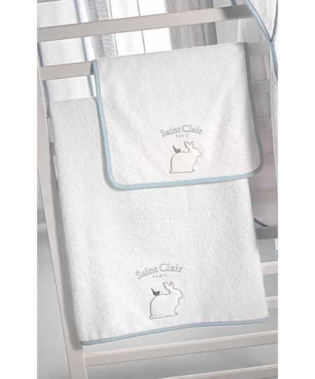 Σετ Πετσέτες 2 τεμαχίων Lapin Blue 40x60-65x120