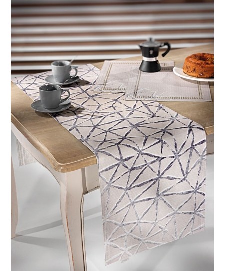 Σουπλά 3004 Beige laser cut 45x33  σετ 4 τεμ.