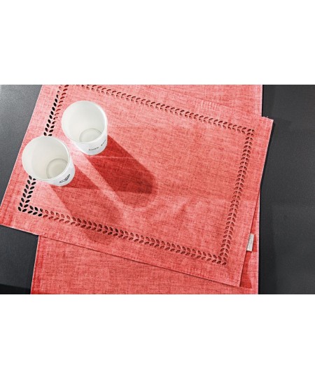 Σουπλά 3007 Tomato laser cut 45x33 σετ 4 τεμ.