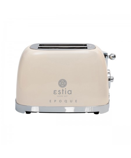 ESTIA ΦΡΥΓΑΝΙΕΡΑ ΡΕΤΡΟ EPOQUE 2 ΘΕΣΕΩΝ 815w ΚΡΕΜ 06-12151