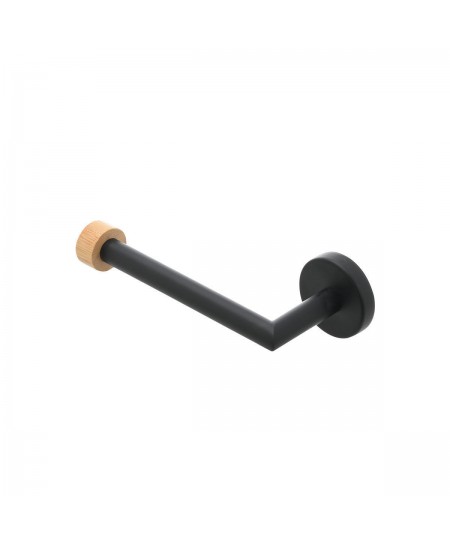 ESTIA ΧΑΡΤΟΘΗΚΗ ΕΠΙΤΟΙΧΙΑ BAMBOO ESSENTIALS ΜΕΤΑΛΛΙΚΗ ΜΑΥΡΗ 02-14766