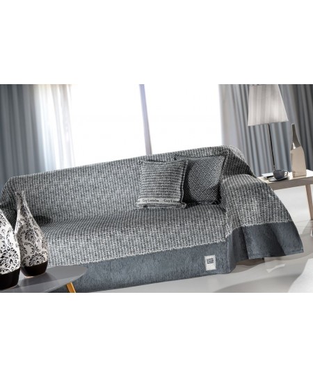 Ριχτάρι Parfait Anthracite πολυθρόνας με δύο όψεις τελειώματος 180x150