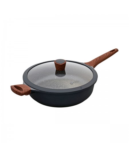 Ημιχύτρα-σωτέζα αλουμινίου (28CM) STONE 01-2404 4,2LT, ESTIA