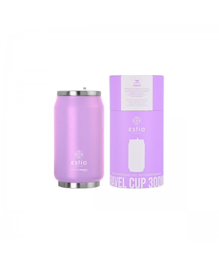 ESTIA ΘΕΡΜΟΣ TRAVEL CUP SAVE THE AEGEAN 300ml LAVENDER PURPLE 01-16715