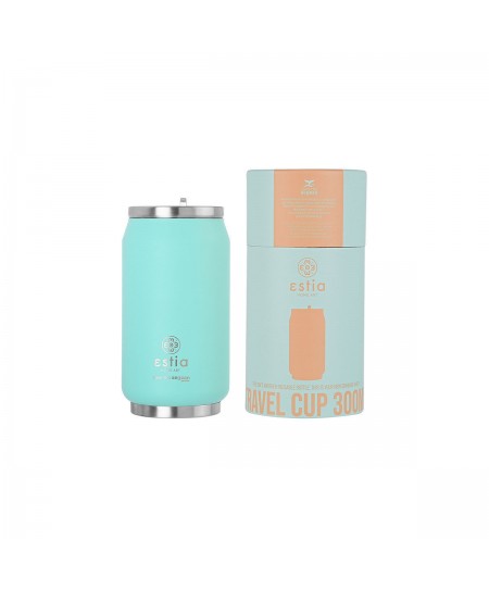 ESTIA ΘΕΡΜΟΣ TRAVEL CUP SAVE THE AEGEAN 300ml BERMUDA GREEN 01-16708