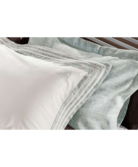 Μαξιλαροθήκες Oxford Linen Ocean 50x70