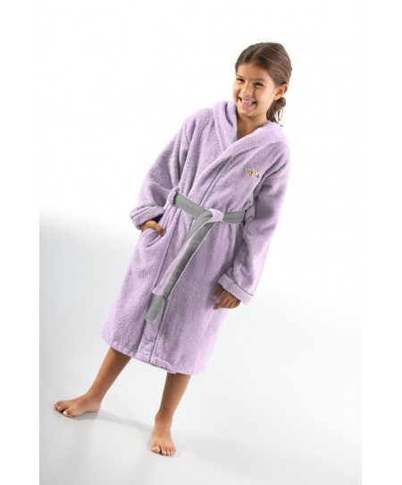 Παιδικό Μπουρνούζι Kiddies Lilac για ετών 6-8