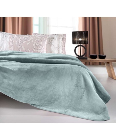 Βελουτέ Κουβέρτα Logo Indigo 160x220