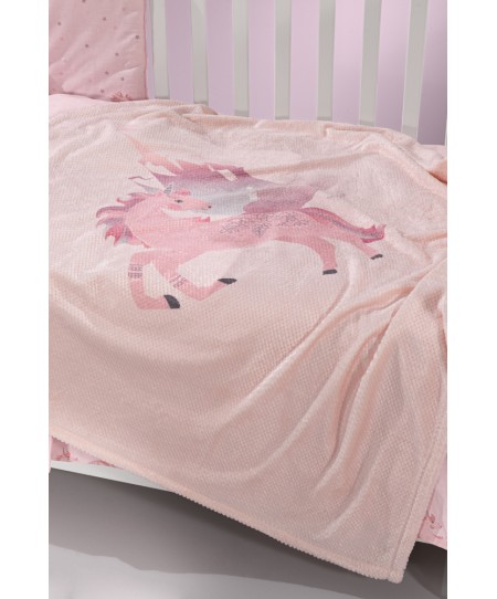 Κουβέρτα Ultrasoft Pinto Pinky 110x140