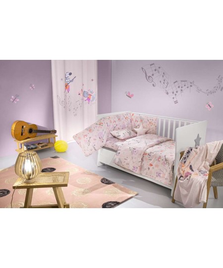 Σετ 3τμχ. Βρεφικά Σεντόνια Jazz Lilac 115Χ170