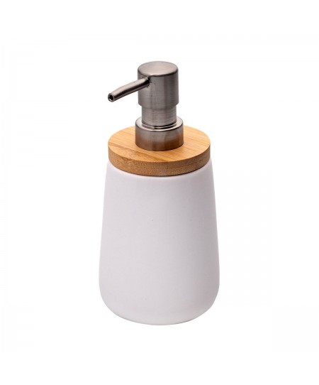 ESTIA ΑΝΤΛΙΑ ΣΑΠΟΥΝΙΟΥ BAΜBOO ESSENTIALS ΠΟΡΣΕΛΑΝΗΣ 360ml ΛΕΥΚΗ 02-4569