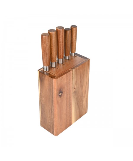 ESTIA ΜΑΧΑΙΡΙΑ ACACIA ΑΝΟΞΕΙΔΩΤΑ ΣΕ ΒΑΣΗ ACACIA ΣΕΤ 5 ΤEM.