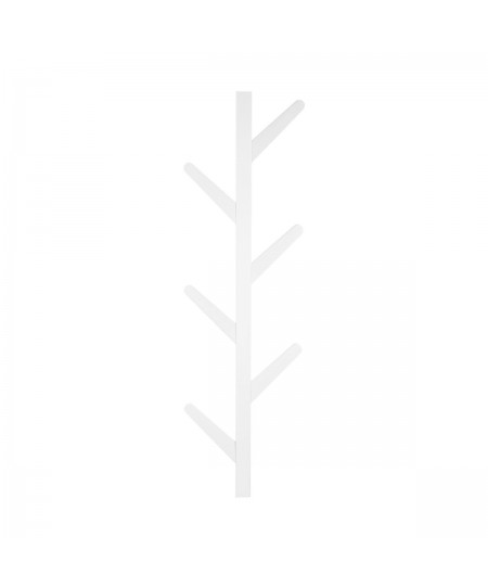 ESTIA ΚΡΕΜΑΣΤΡΑ ΤΟΙΧΟΥ BAMBOO ΚΑΘΕΤΗ 6 ΘΕΣΕΩΝ ΜΕ ΠΛΑΚΕ ΓΑΝΤΖΟΥΣ ΛΕΥΚΗ