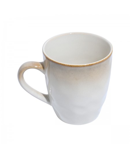 ESTIA ΚΟΥΠΑ ΚΑΦΕ VIGNETTE STONEWARE 400ml IVORY