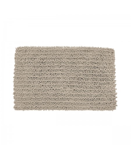 ESTIA ΤΑΠΕΤΟ ΜΠΑΝΙΟΥ SHAGGY 80x50cm ΠΟΛΥΕΣΤΕΡΑ TAUPE