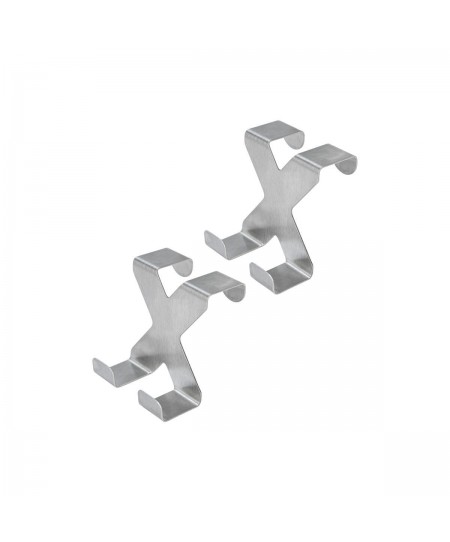 ESTIA ΚΡΕΜΑΣΤΡΑ ΔΙΠΛΗ ΜΕΤΑΛΙΚΗ ΙΝΟΞ ΣΕΤ 2 TEM.