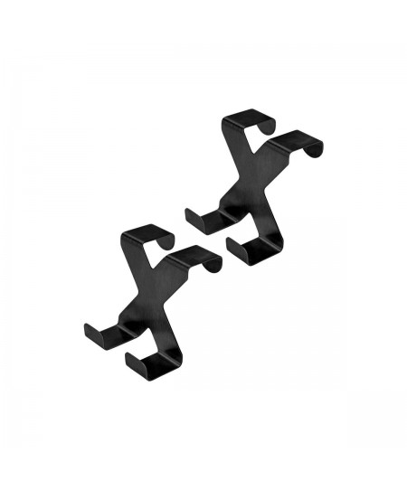 ESTIA ΚΡΕΜΑΣΤΡΑ ΔΙΠΛΗ ΜΕΤΑΛΙΚΗ ΜΑΥΡΗ ΣΕΤ 2 TEM.