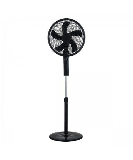 ESTIA ΑΝΕΜΙΣΤΗΡΑΣ ΣΤΑΝΤ ΕΠΙΔΑΠΕΔΙΟΣ AITHER 40cm 45w ΜΑΥΡΟΣ ΜΕ ΧΡΟΝΟΔΙΑΚΟΠΤΗ