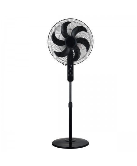 ESTIA ΑΝΕΜΙΣΤΗΡΑΣ ΣΤΑΝΤ ΕΠΙΔΑΠΕΔΙΟΣ BOW 45cm 75w ΜΑΥΡΟΣ ΜΕ ΤΗΛΕΧΕΙΡΙΣΤΗΡΙΟ