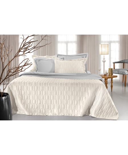 Σετ 3τμχ Κουβερλί Brick Ivory 240x250