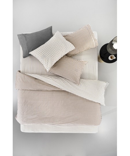 Σετ 2τμχ Παπλωματοθήκη Buddha Cashmere Suede 165x225 Σετ 2τμχ Παπλωματοθήκη Buddha Cashmere Suede 165x225