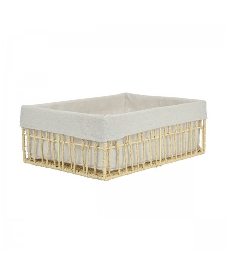 ESTIA ΚΑΛΑΘΙ ΑΠΟΘΗΚΕΥΣΗΣ & ΟΡΓΑΝΩΣΗΣ NEST 36×27×13cm ΜΠΕΖ