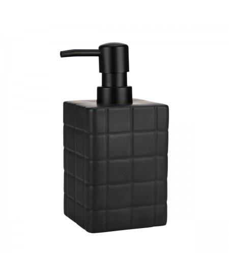 ESTIA ΑΝΤΛΙΑ ΣΑΠΟΥΝΙΟΥ TILES ΚΕΡΑΜΙΚΗ 450ml 7.5x15cm ΜΑΥΡΗ