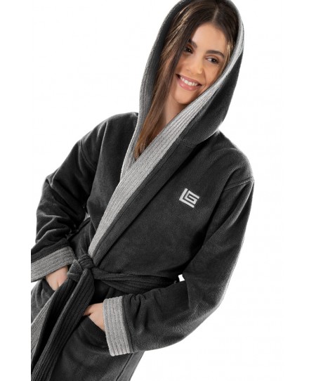 Μπουρνούζι Monogram Black Large