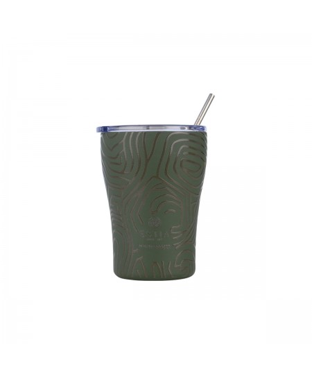 ESTIA ΘΕΡΜΟΣ COFFEE MUG SAVE THE AEGEAN 350ml OLIVE FLOW
