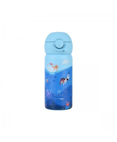 ESTIA ΘΕΡΜΟΣ ΠΑΙΔΙΚΟ WONDER BOTTLE SAVE THE AEGEAN 350ml OCEAN PLAY