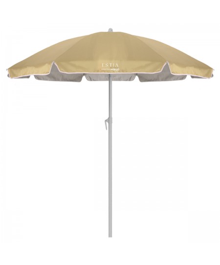 ESTIA ΟΜΠΡΕΛΑ ΘΑΛΑΣΣΗΣ DAZE ΜΕ ΠΡΟΣΤΑΣΙΑ UPF 50+ ΜΕΤΑΛΛΙΚΗ 1.8m