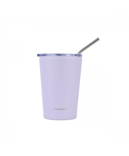 HOMELY ΘΕΡΜΟΣ MUG 400ml LAVENDER FOG