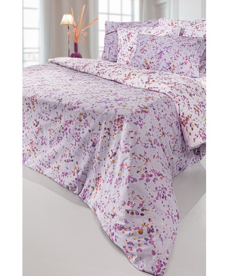 Παπλωματοθήκη Carmel Melanze Suede 225x245