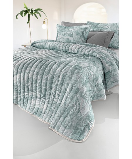 Παπλωματοθήκη Drama Mint Suede 225x245