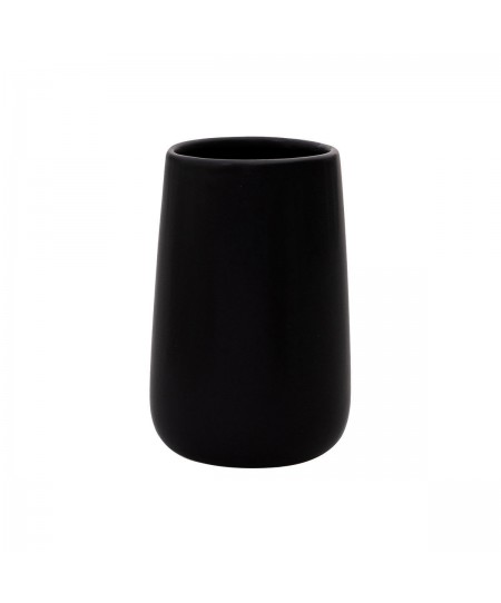 ESTIA ΠΟΤΗΡΑΚΙ ΜΠΑΝΙΟΥ BAMBOO ESSENTIALS ΔΟΛΟΜΙΤΗ ΜΑΥΡΟ 8,7x13cm