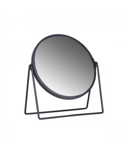 HOMELY ΚΑΘΡΕΠΤΗΣ ΕΠΙΤΡΑΠΕΖΙΟΣ ΜΕ ΜΕΤΑΛΛΙΚΗ ΒΑΣΗ ΜΑΥΡΟΣ