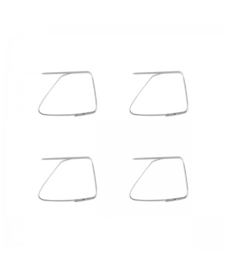 ΚΛΙΠ ΓΙΑ ΤΡΑΠΕΖΟΜΑΝΤΗΛΑ ΑΝΟΞΕΙΔΩΤΟ 6x4cm 4Τ.