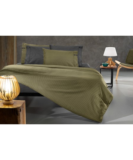 Σεντόνι Minimal Khaki Με Λάστιχο 160x200+35