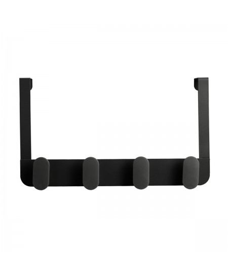 ESTIA ΚΡΕΜΑΣΤΡΑ ΠΟΡΤΑΣ ΜΕΤΑΛΛΙΚΗ 4 ΘΕΣΕΩΝ ΜΑΥΡΗ