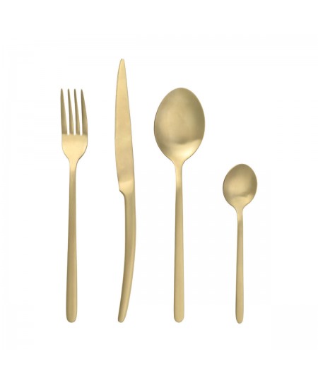 ESTIA ΣΕΤ ΜΑΧΑΙΡΟΠΙΡΟΥΝΑ CHAMPANGE ΑΝΟΞΕΙΔΩΤΟ ΑΤΣΑΛΙ 18/0 24 ΤΕΜ.