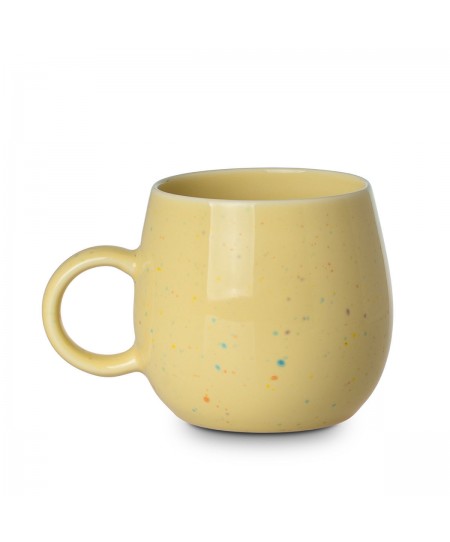 ESTIA ΚΟΥΠΑ SPECKLE POP NEW BONE 480ml ΚΙΤΡΙΝΗ