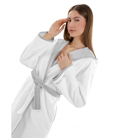 Μπουρνούζι New Comfy Ice με κουκούλα Medium